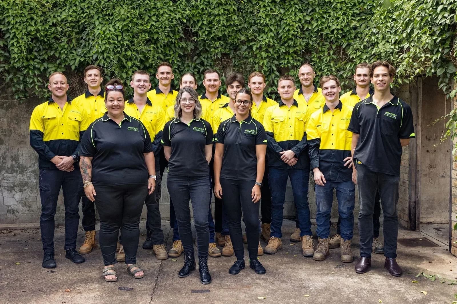 Jentech Electrical team in Brisbane